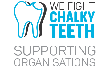 We Fight Chalky Teeth Suporting Organisations Logo