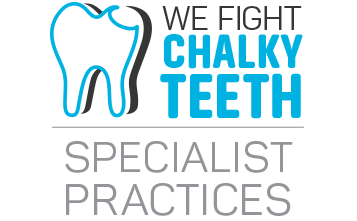 We Fight Chalky Teeth Specialist Practices Logo