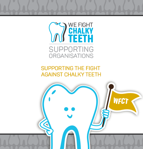 We Fight Chalky Teeth Organisations: Supporting the fight against chalky teeth - Main Banner Image