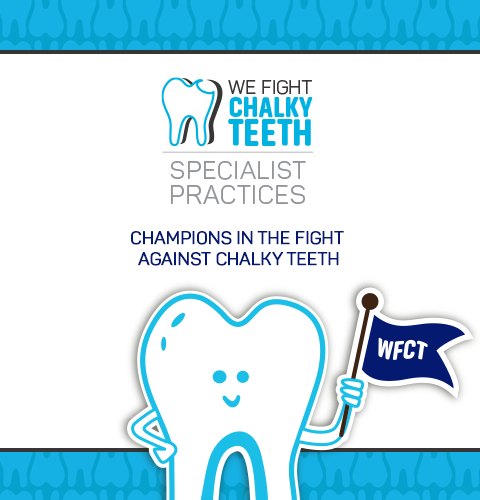 We Fight Chalky Teeth Practices: Champions in the fight against chalky teeth - Main Banner Image